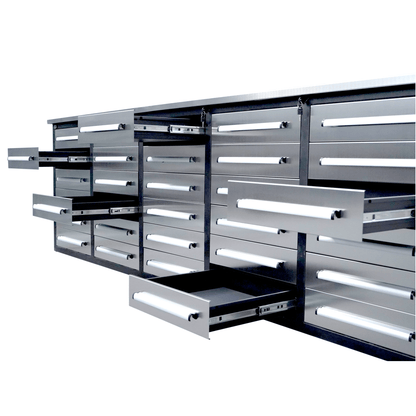 Chery Industrial 10ft Storage Cabinet with 30 Drawers