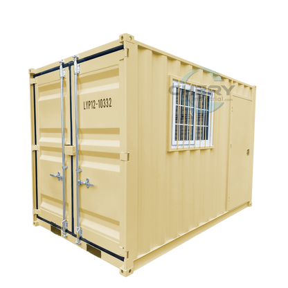 12' Small Cubic Shipping Container#style_standard door