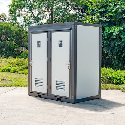 Bastone 2 Private  Toilet Stalls Portable Restroom