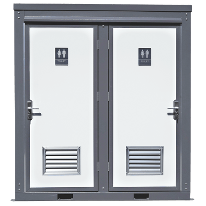 Bastone 2 Private  Toilet Stalls Portable Restroom