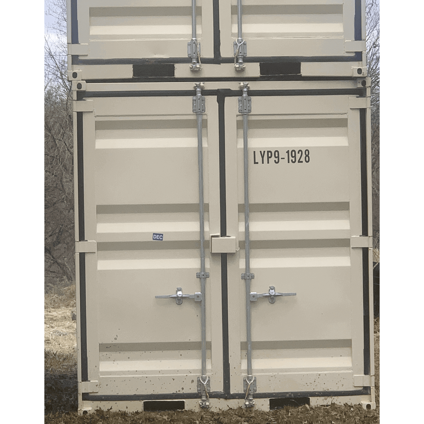 9ft Small Cubic Shipping Container#color_beige