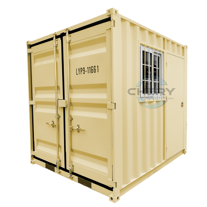 9ft Small Cubic Shipping Container#color_beige