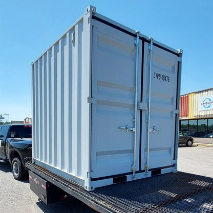 9ft Small Cubic Shipping Container#color_light grey