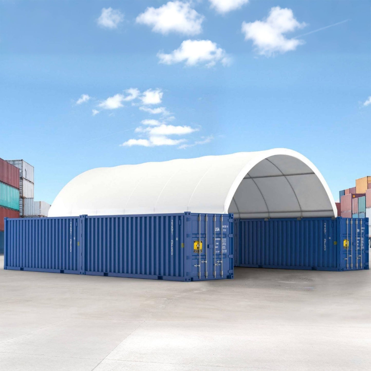 Shipping Container Canopy Shelter 20'x40'
