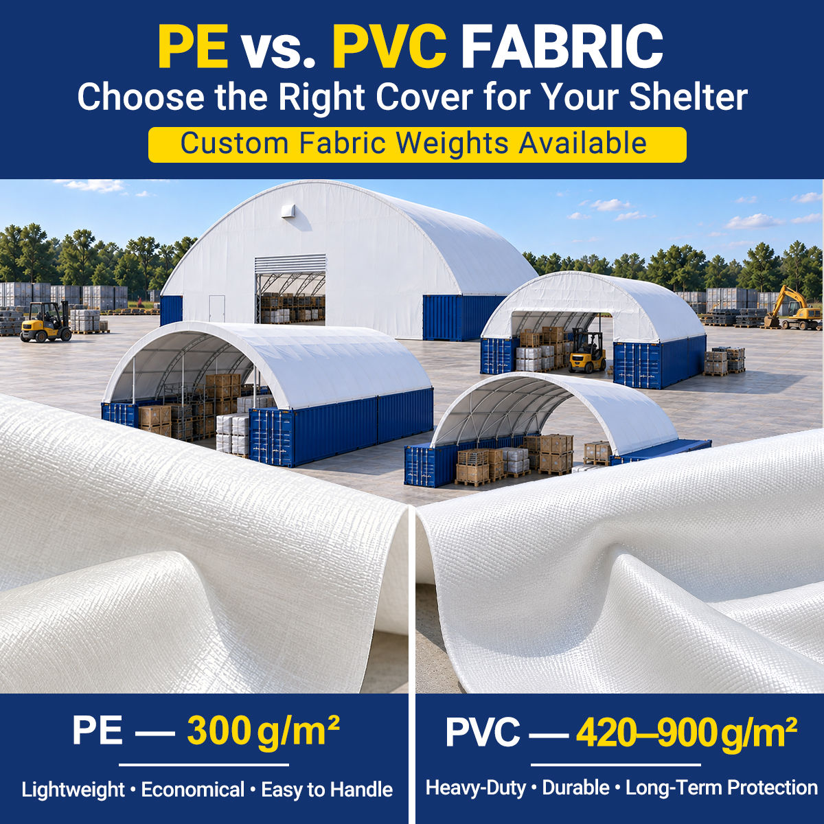 Cobertizo para contenedores de envío de 20x20 pies