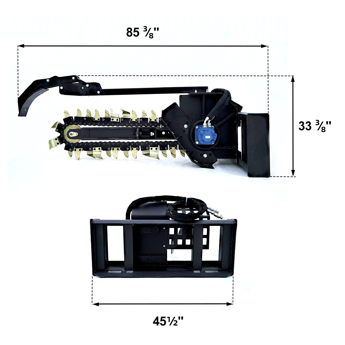 Zanjadora Greatbear de 40" para minicargadora