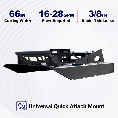Greatbear Skid Steer 66'' Brush Cutter