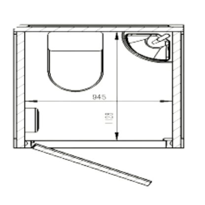 Bastone Portable Restroom w/ Sink