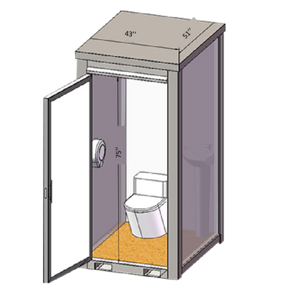 Bastone Portable Restroom w/ Sink