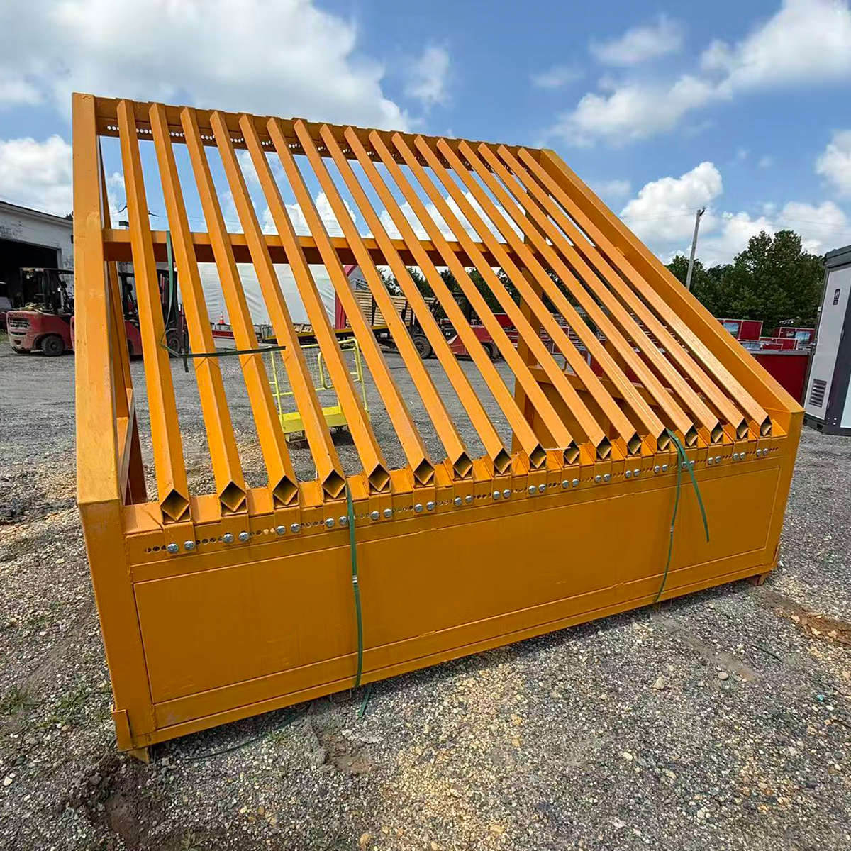Greatbear 8-10ft Heavy-Duty Portable Rock Grizzly Screen with Adjustable Bar Spacing