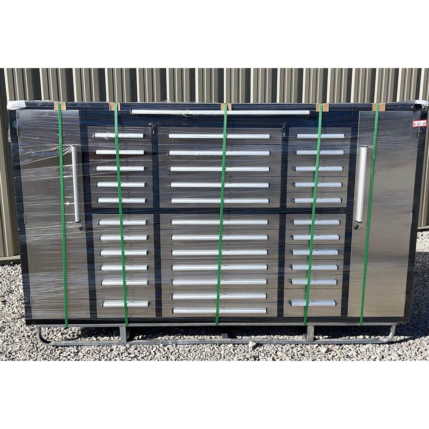 9ft Storage Cabinet (34 Drawers)  with package