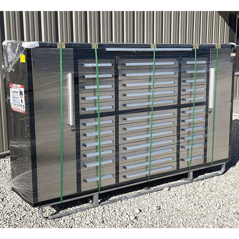 Steelman 9ft Storage Cabinet (34 Drawers) with package