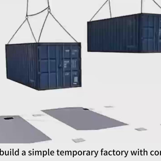 Gold Mountain Shipping Container Canopy Shelter 20'x40'