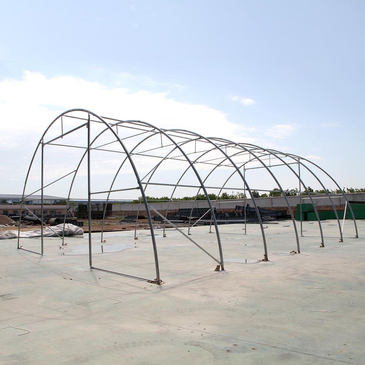 storage shelter frame