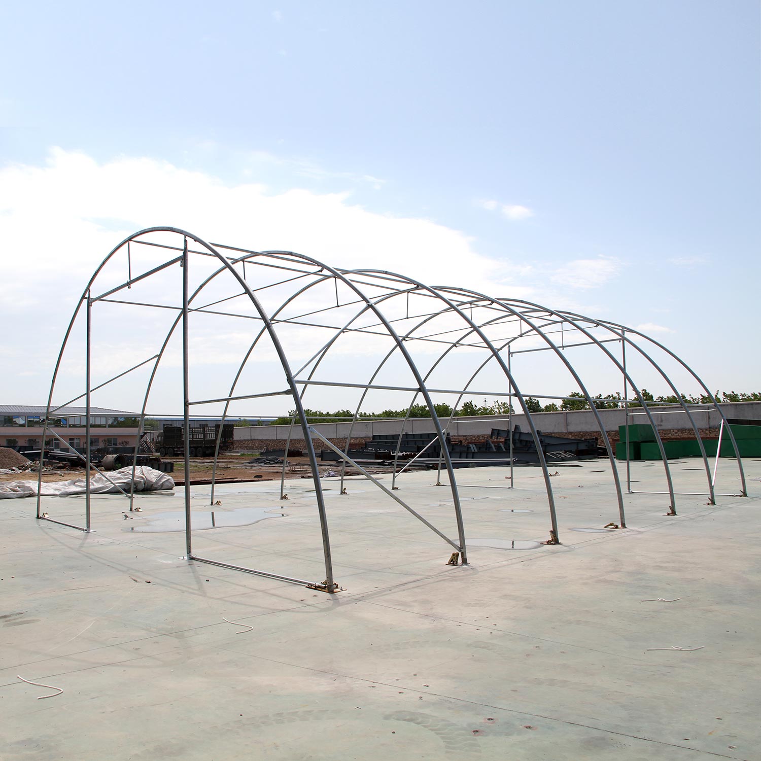 storage shelter frame